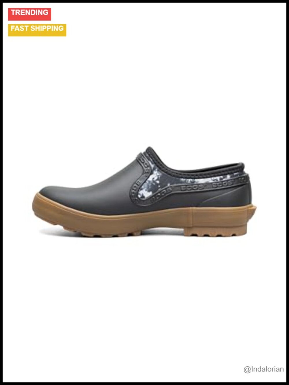 BOGS Waterproof Slip On Rain Shoes Rubber Pull-On Outdoor